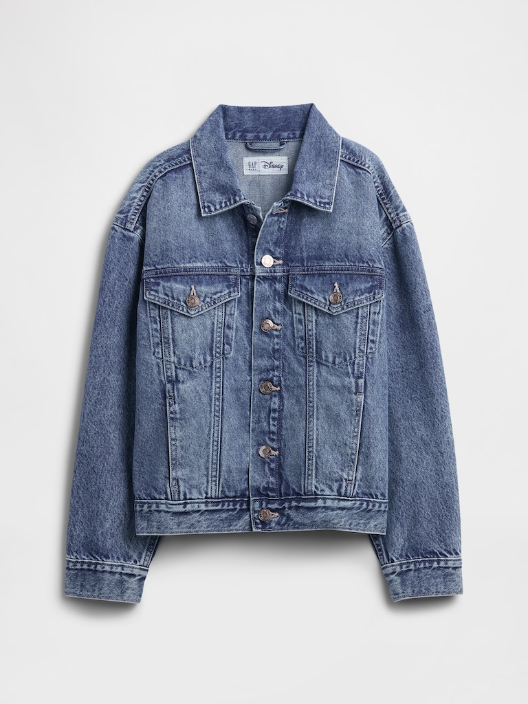 GapKids × Disney Minnie Mouse Relaxed Icon Denim Jacket