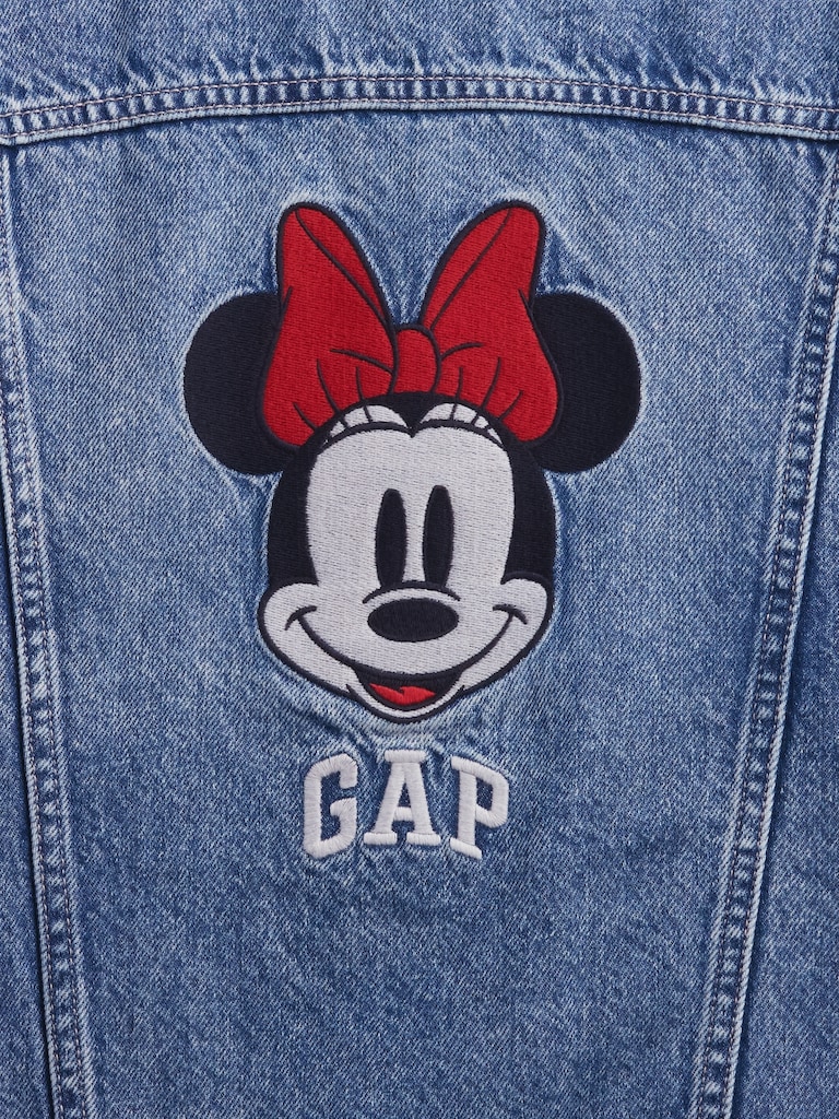 GapKids × Disney Minnie Mouse Relaxed Icon Denim Jacket