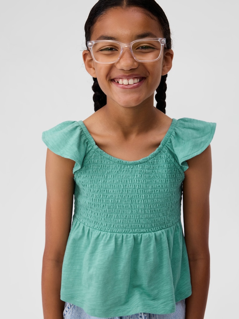 ForeverSoft Smocked Top