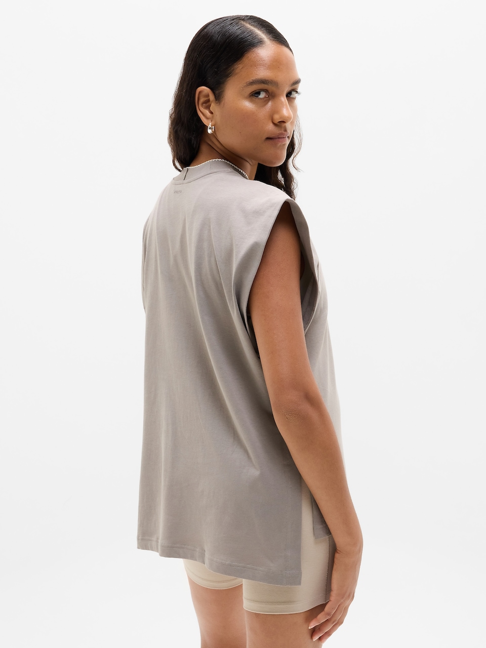 True Cotton Oversized Muscle Tee