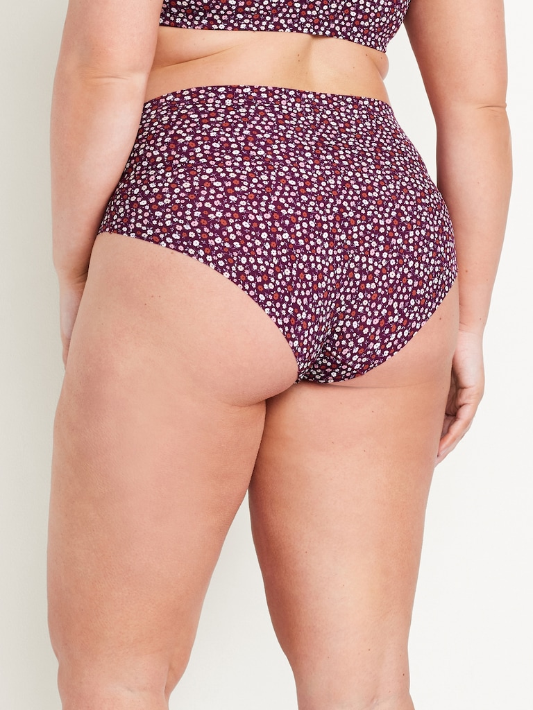 High-Waisted No-Show Brief Underwear