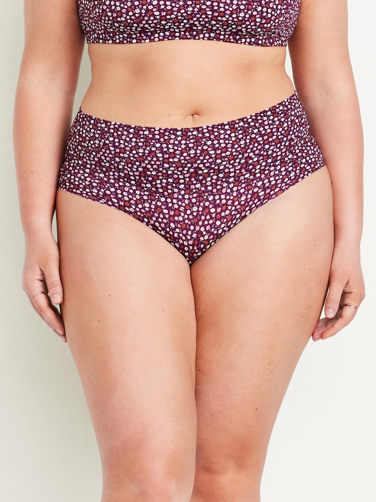 High-Waisted No-Show Brief Underwear