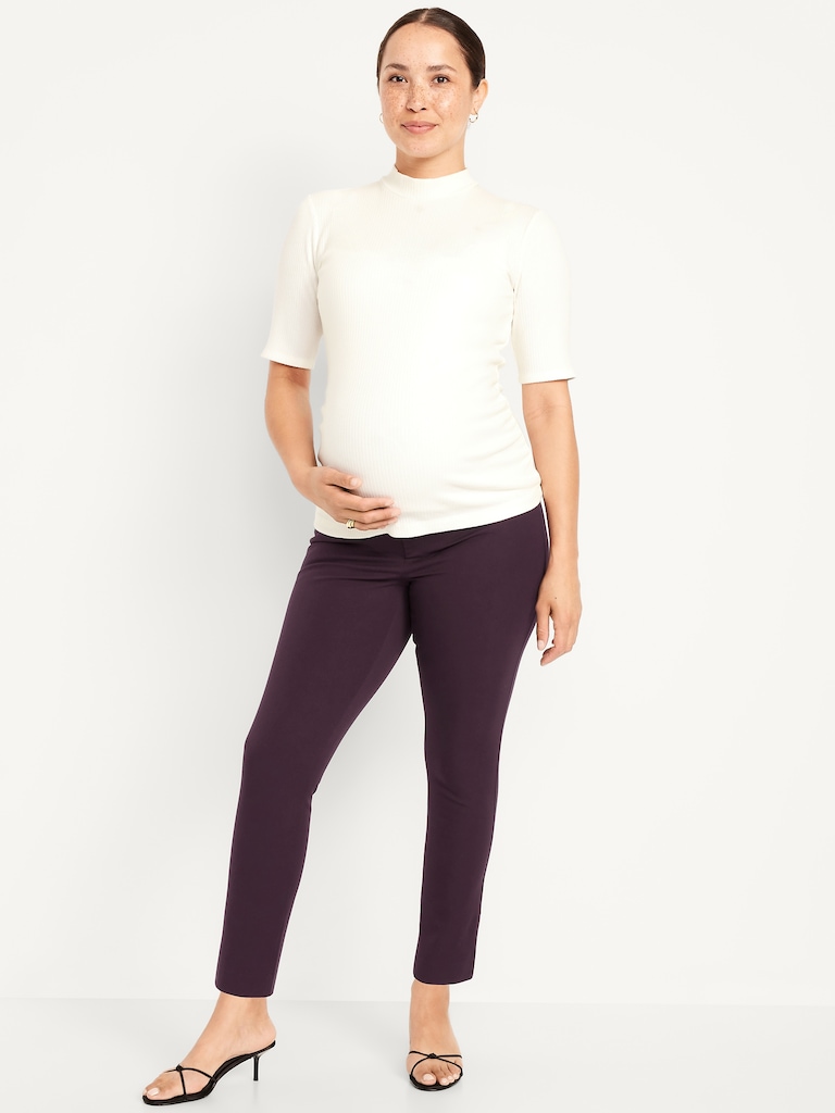 Maternity Full-Panel Pixie Ankle Pants