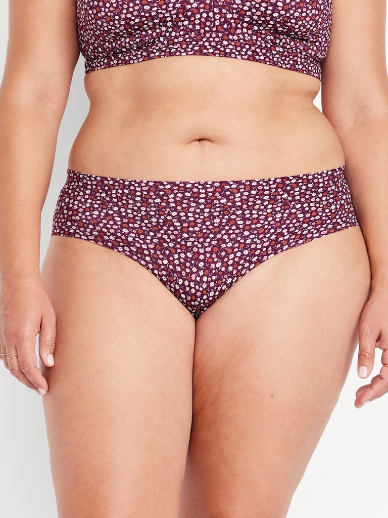 Low-Rise No-Show Hipster Underwear