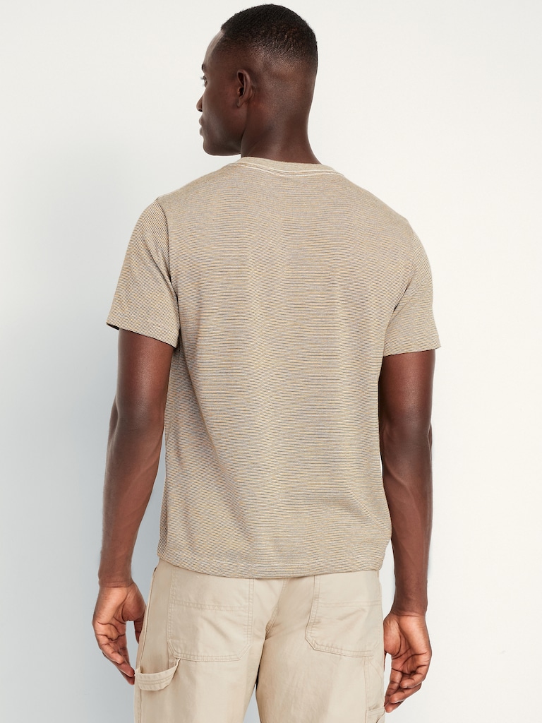 Crew-Neck Striped T-Shirt