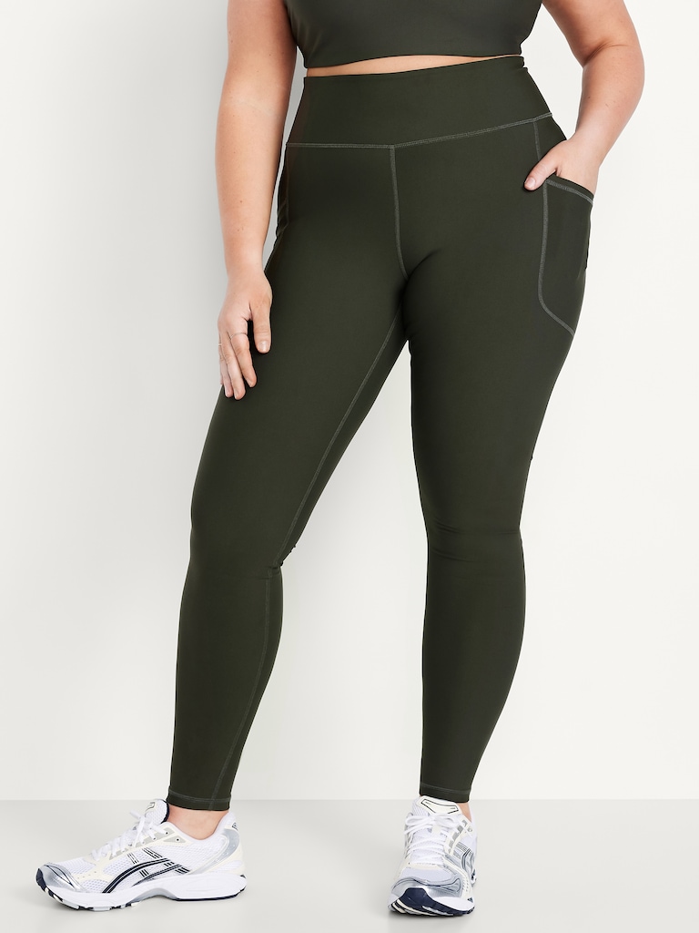 High-Waisted PowerSoft Full-Length Pocket Leggings