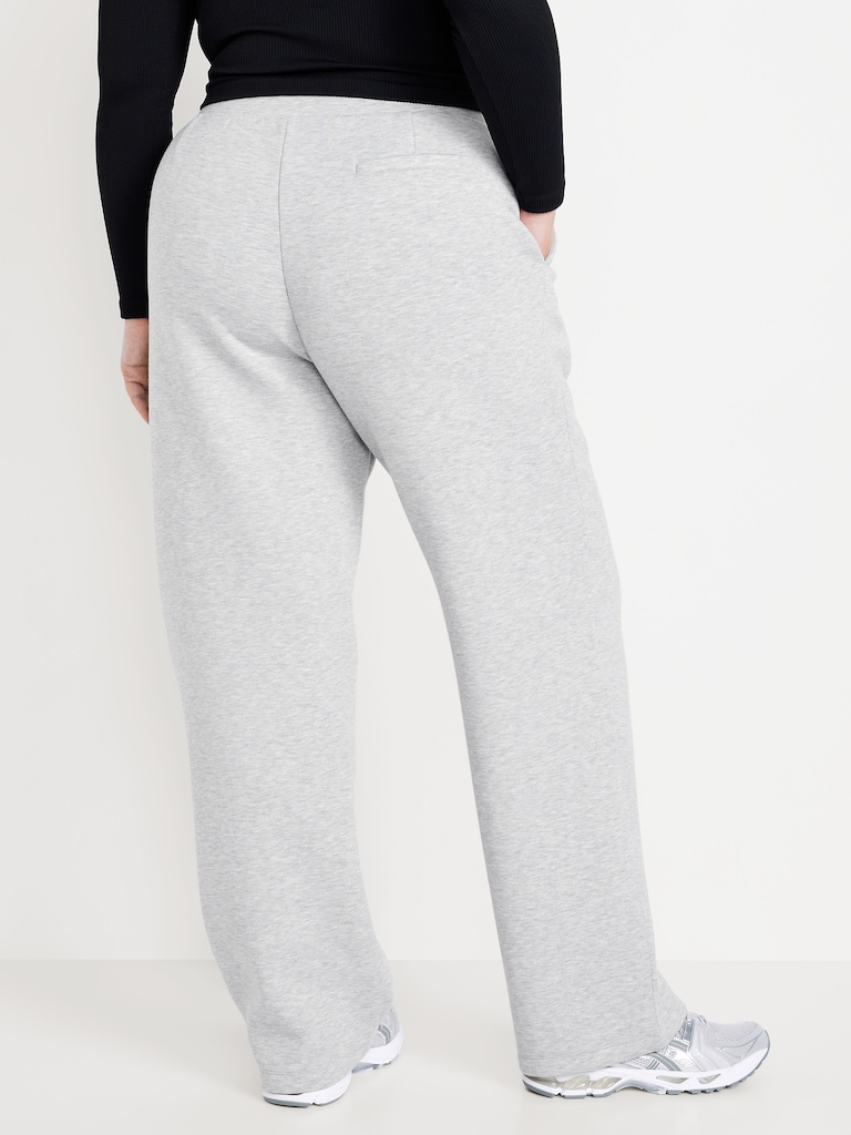 High-Waisted Bounce Fleece Trouser Sweatpants