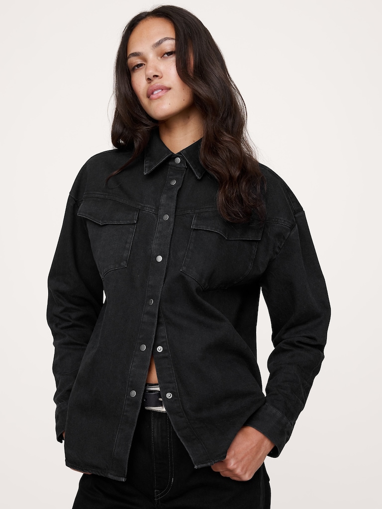 Denim Western Shirt