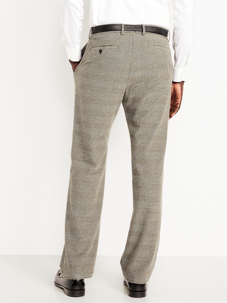 90's Straight Textured Trouser Pants