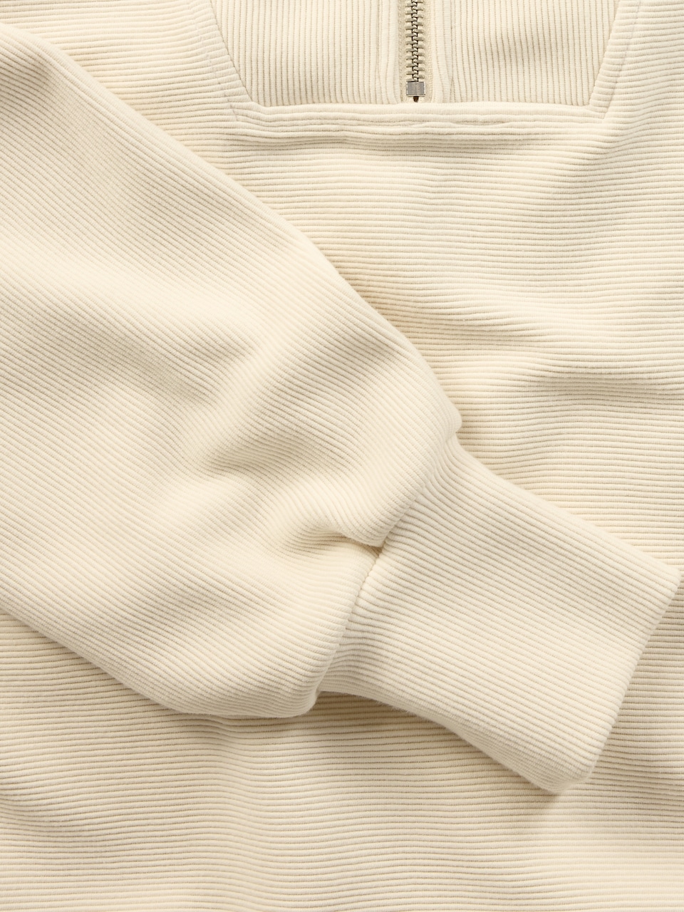 Ottoman Rib 1/4 Zip Sweatshirt
