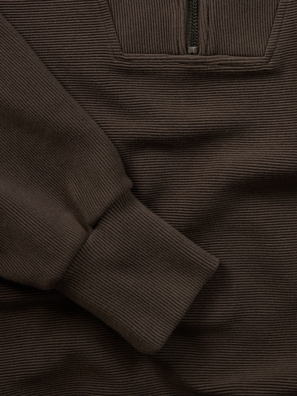 Ottoman Rib 1/4 Zip Sweatshirt