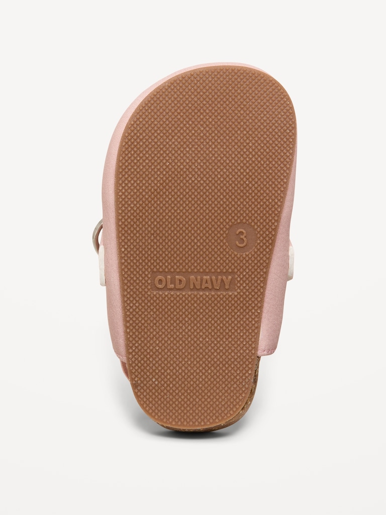 Faux-Suede Buckled Strap Sandals for Baby