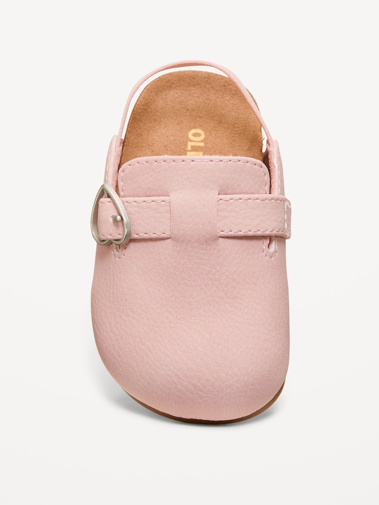 Faux-Suede Buckled Strap Sandals for Baby