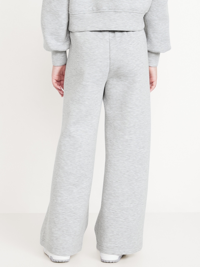 High-Waisted Bounce Fleece Wide-Leg Sweatpants for Girls
