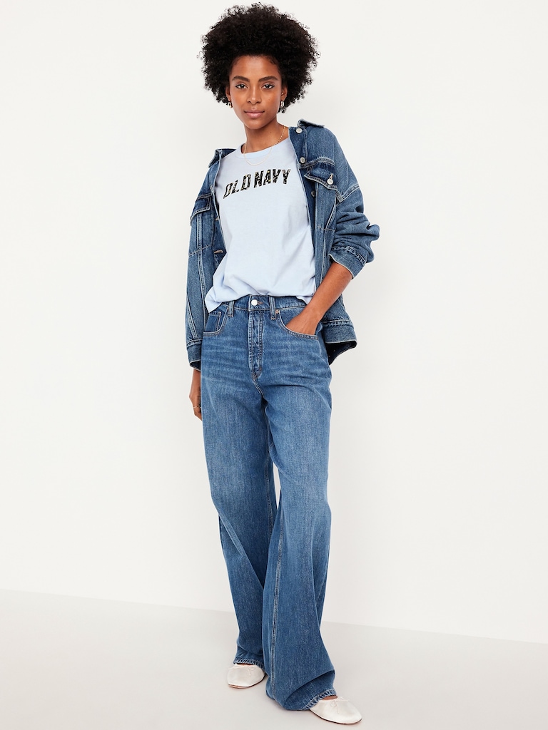 EveryWear Crew-Neck Logo-Graphic T-Shirt