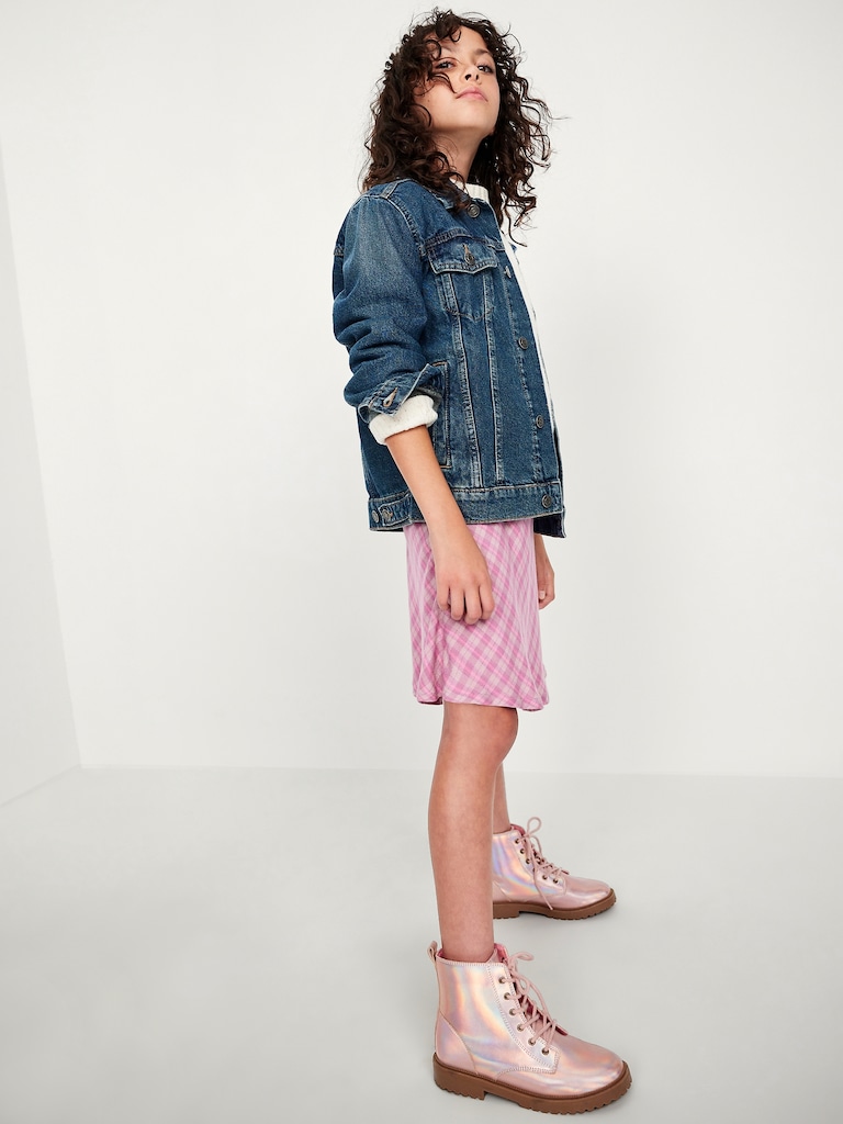 Printed Crepe Skirt for Girls