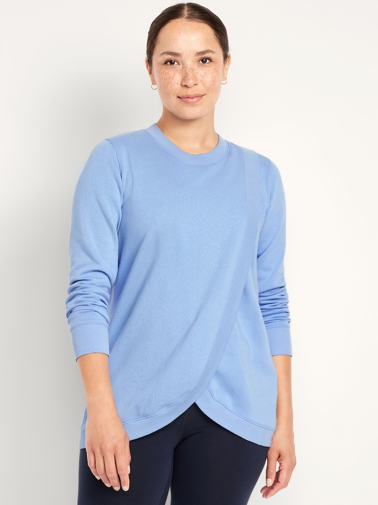 Maternity Cross-Front Nursing Tunic