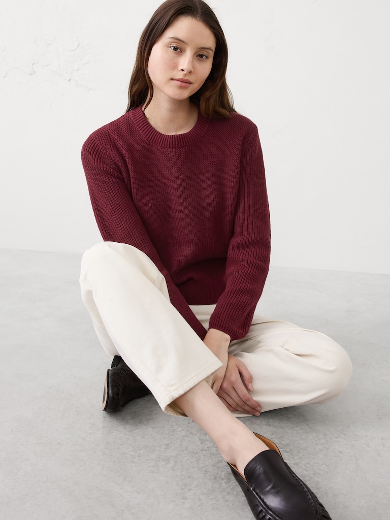 Textured Pullover Sweater