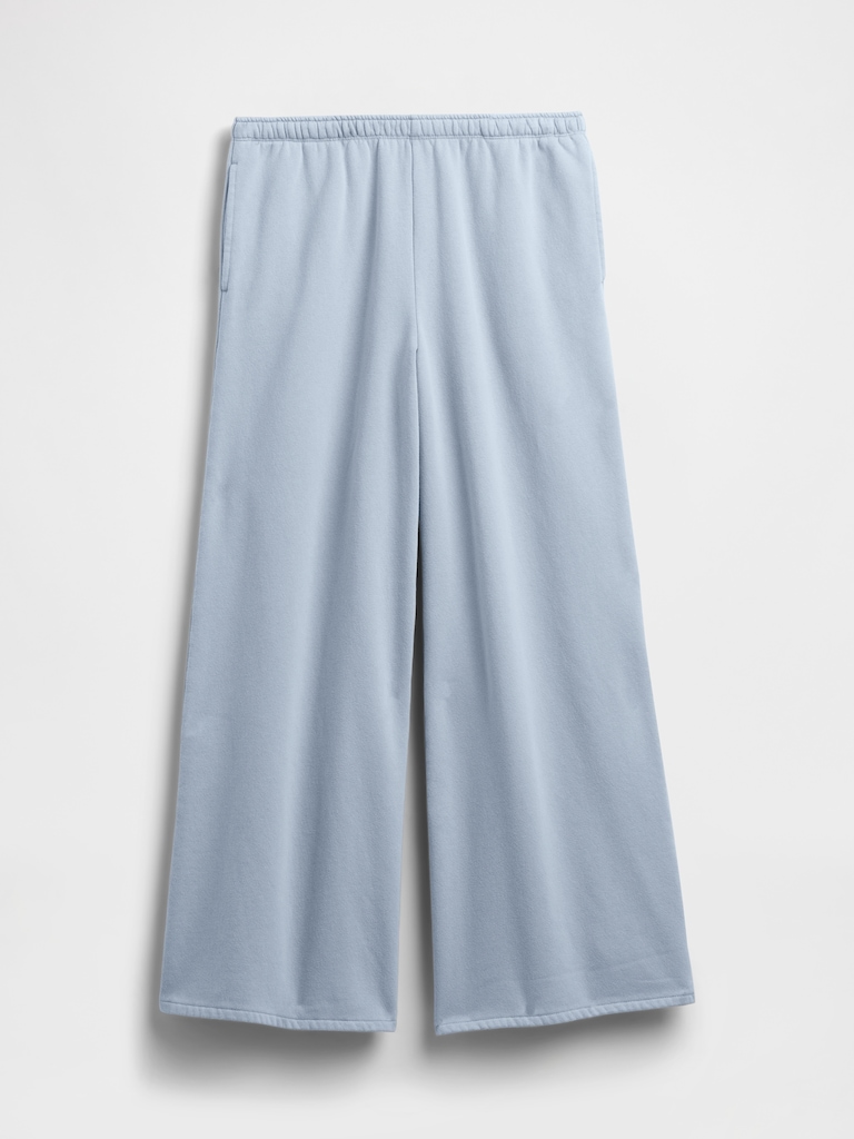 VintageSoft Baggy Wide-Leg Sweatpants