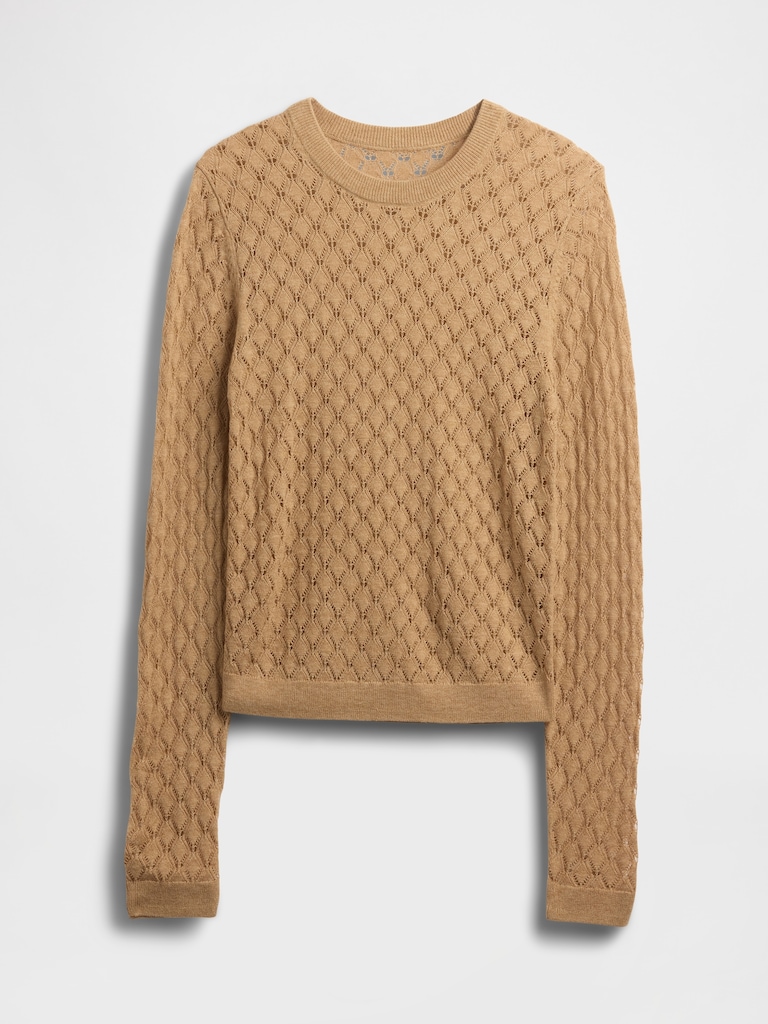 Pointelle Sweater