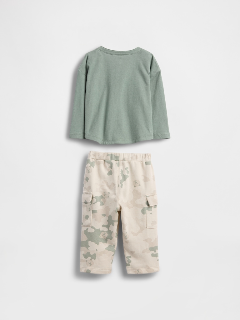 Baby Pocket Henley Outfit Set