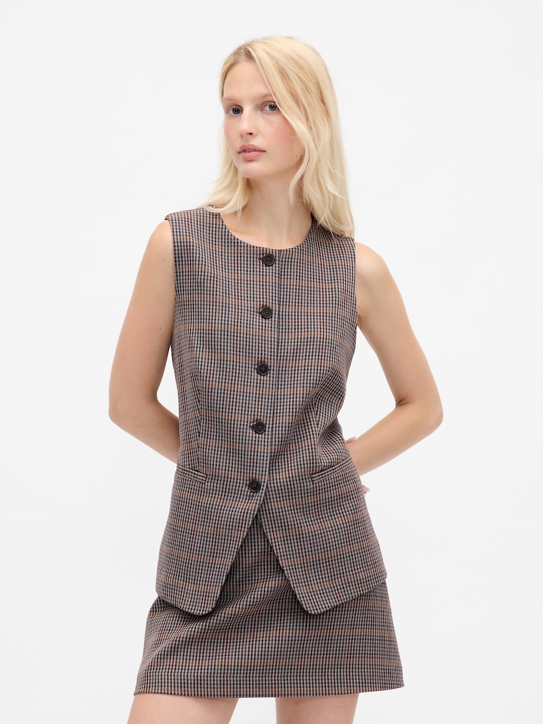 High-Neck Vest