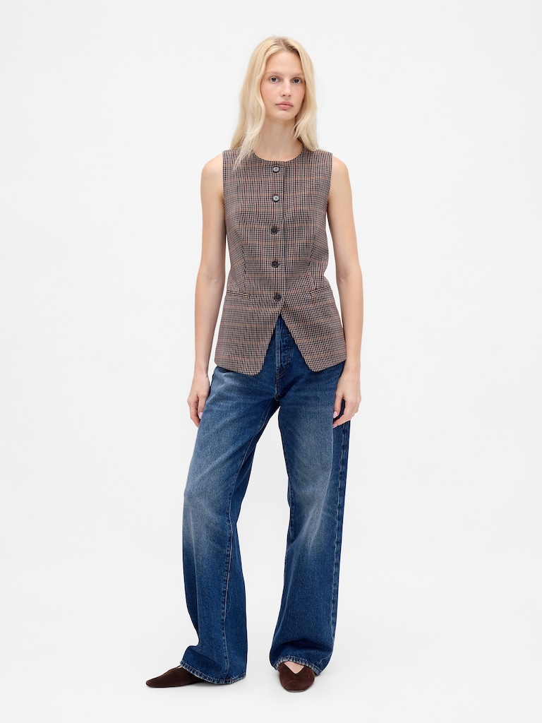 High-Neck Vest