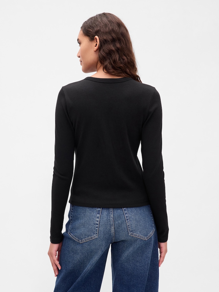 Modern Crewneck Cardigan