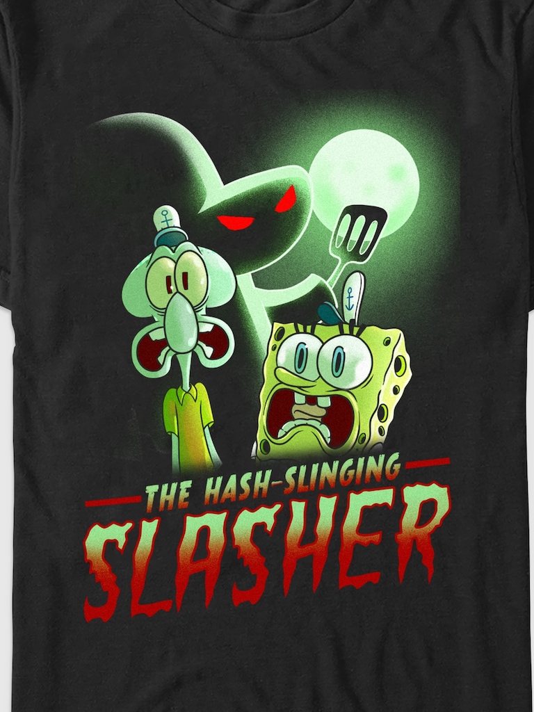 Spongebob Hash Slinging Tee Graphic T-Shirt