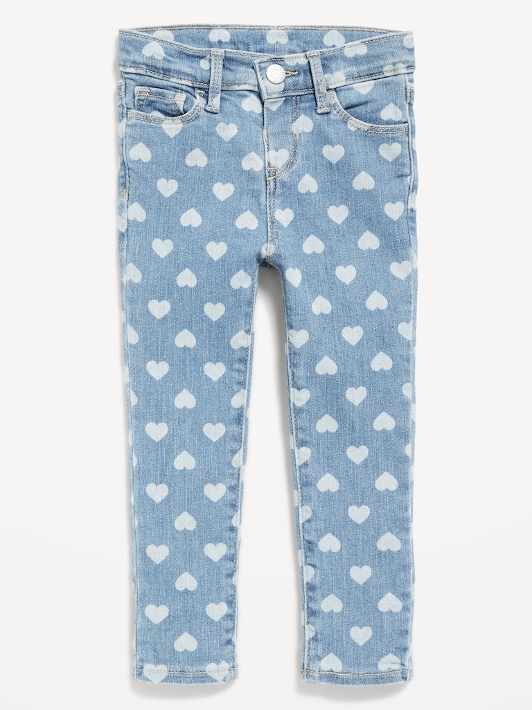 High-Waisted Rockstar 360° Stretch Jeggings for Toddler Girls