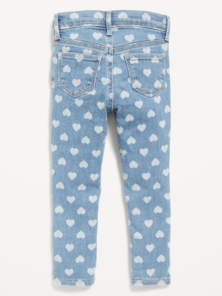 High-Waisted Rockstar 360° Stretch Jeggings for Toddler Girls