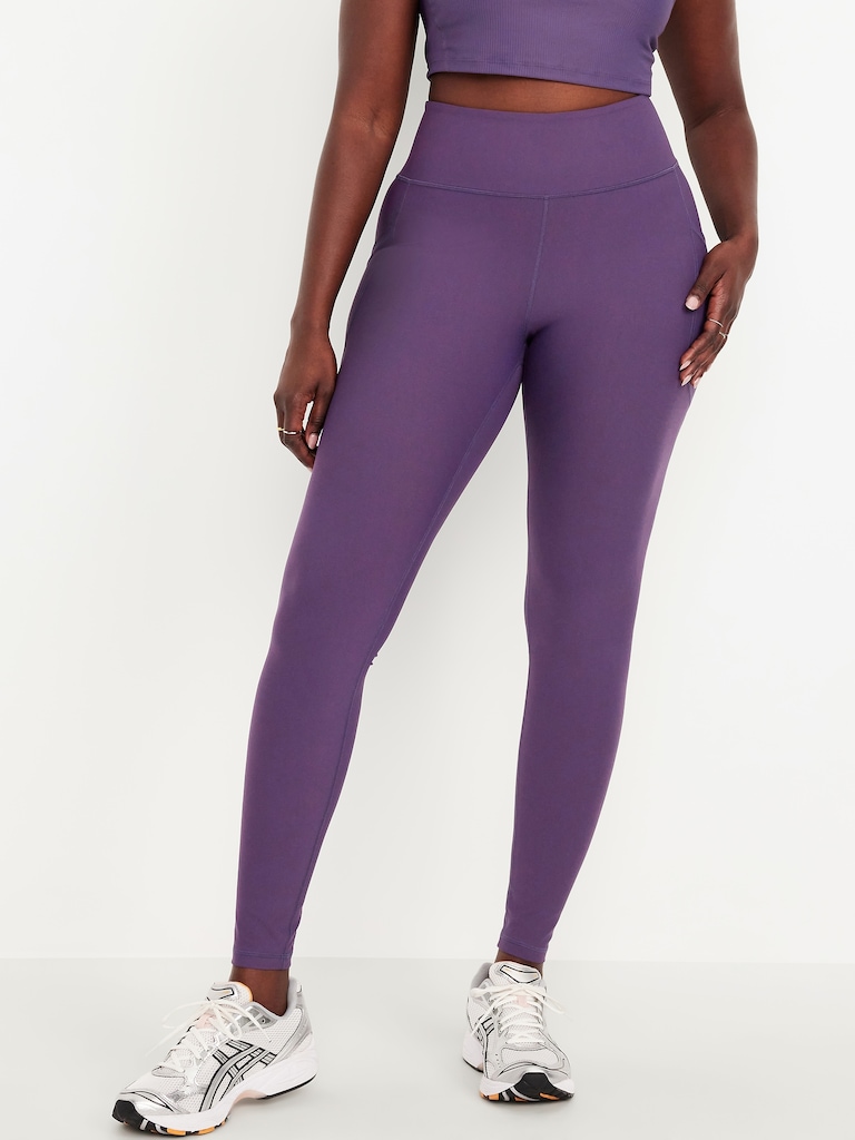 High-Waisted PowerSoft Full-Length Pocket Leggings