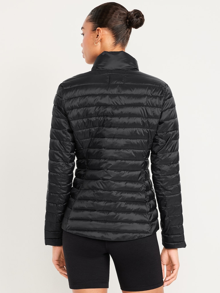 Water-Resistant Narrow-Channel Puffer Jacket