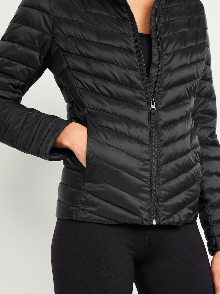 Water-Resistant Narrow-Channel Puffer Jacket