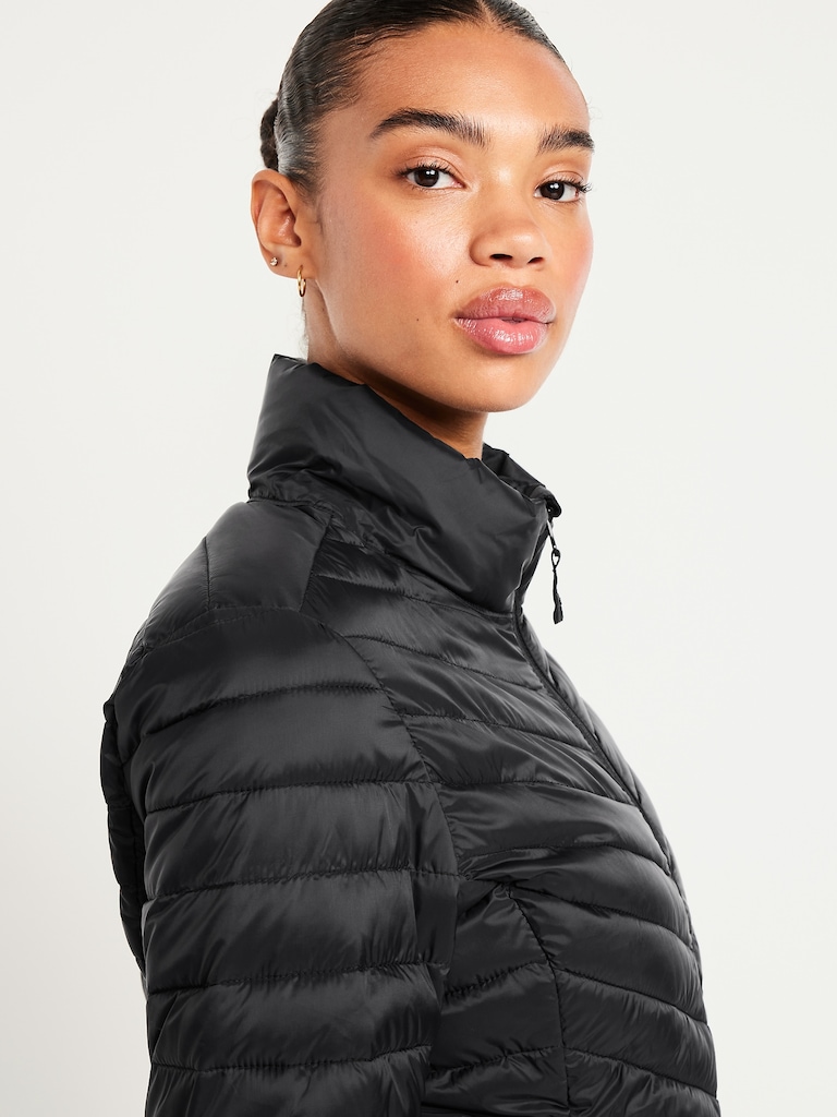 Water-Resistant Narrow-Channel Puffer Jacket