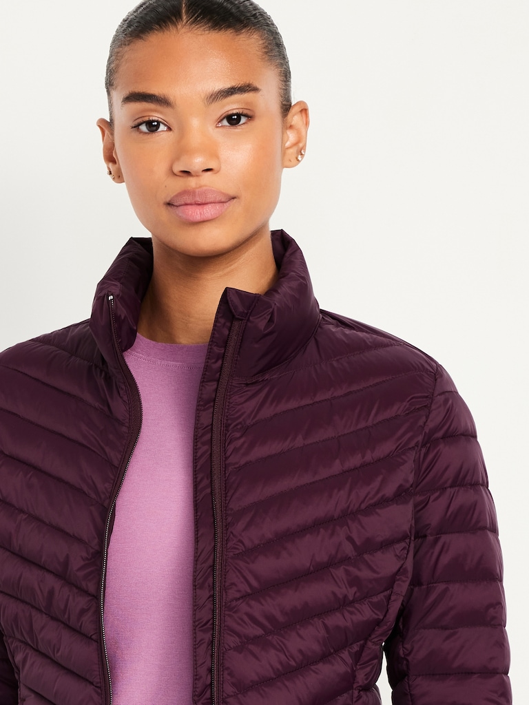 Water-Resistant Narrow-Channel Puffer Jacket