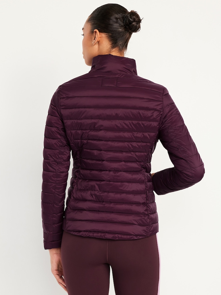 Water-Resistant Narrow-Channel Puffer Jacket