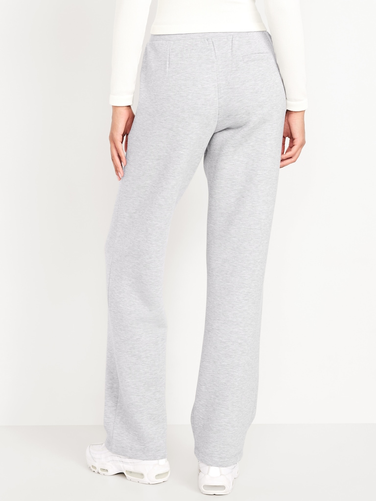 High-Waisted Bounce Fleece Trouser Sweatpants