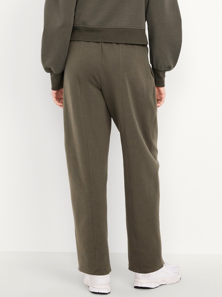 High-Waisted Dynamic Fleece Barrel Pants