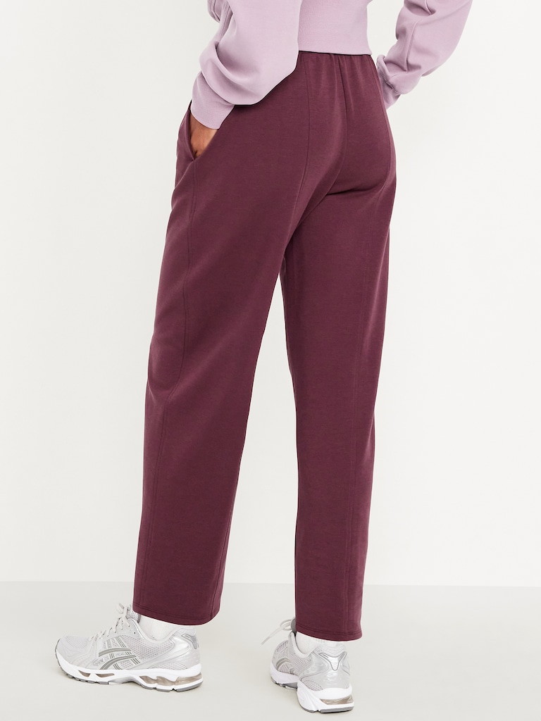 High-Waisted Dynamic Fleece Barrel Pants