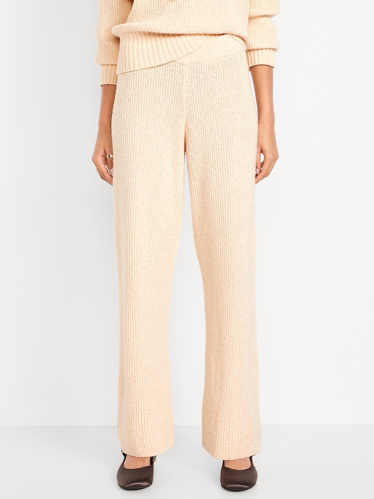 Textured Bouclé Lounge Pants