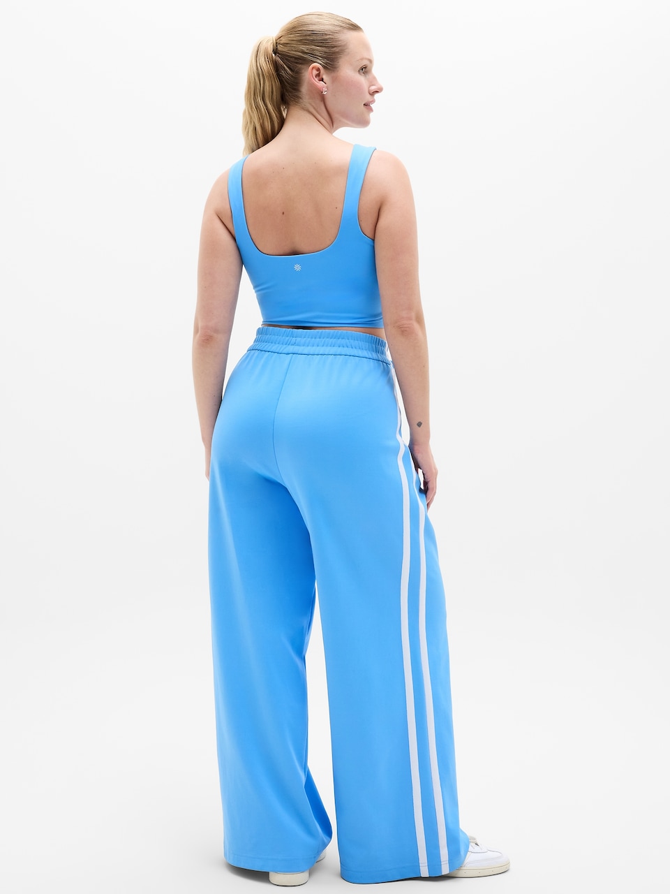 Tempo Mid Rise Wide Leg Track Pant
