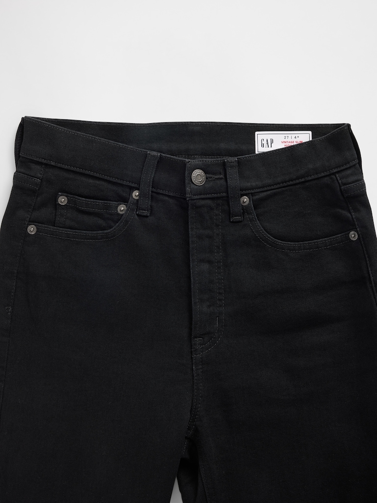 High Rise Vintage Slim Jeans