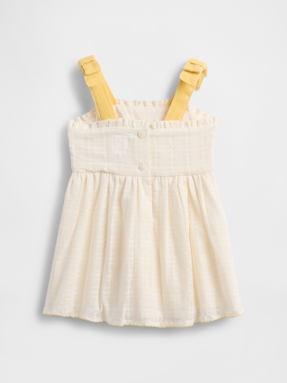 Baby Embroidered Tie-Shoulder Dress