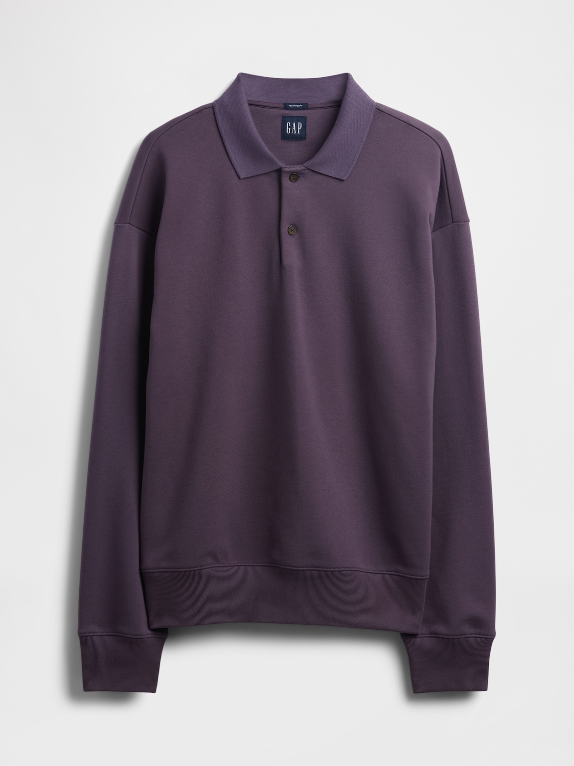 Heavyweight Oversized Polo Sweatshirt