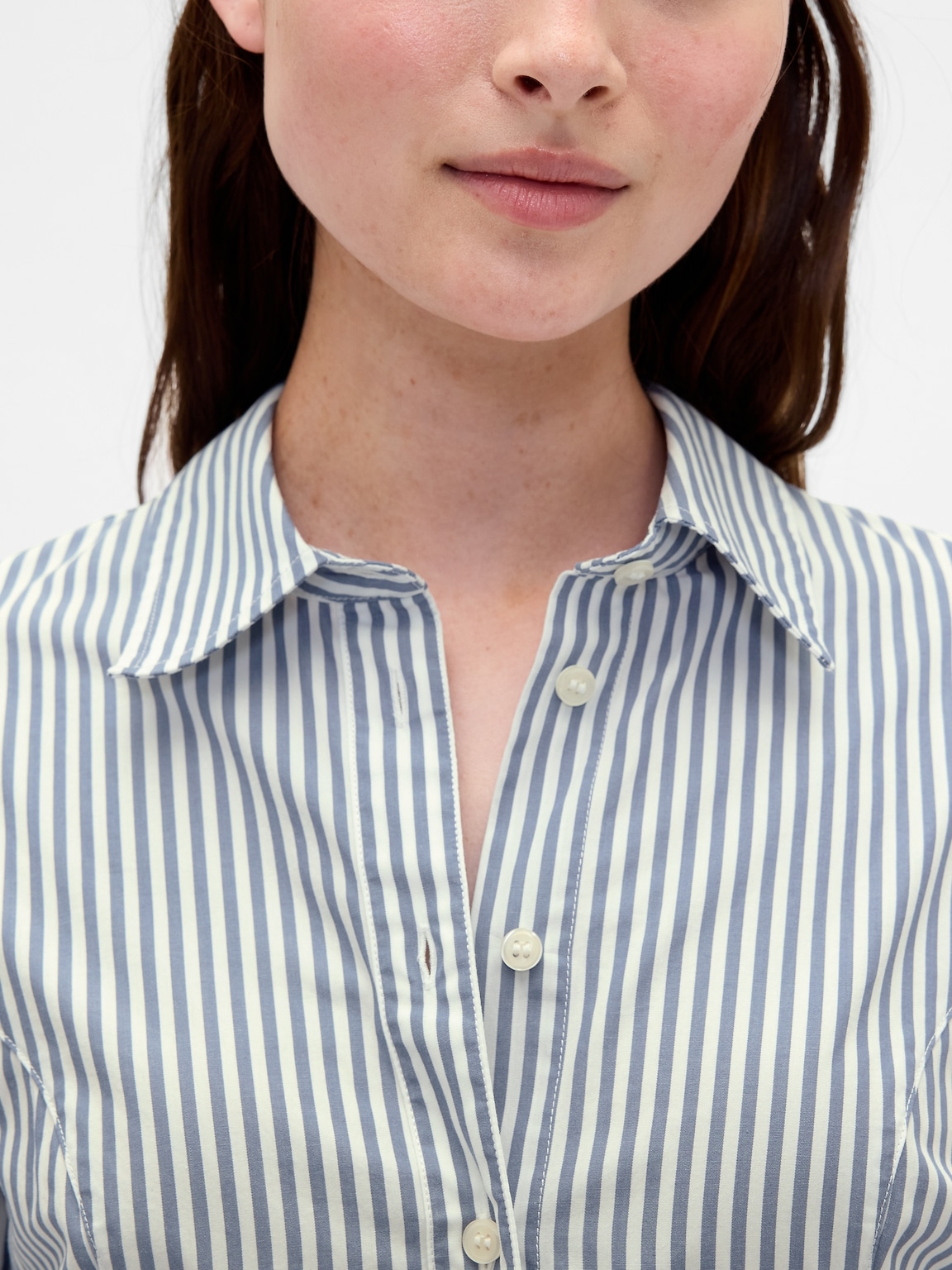 Organic Cotton Poplin Dolman Classic Shirt
