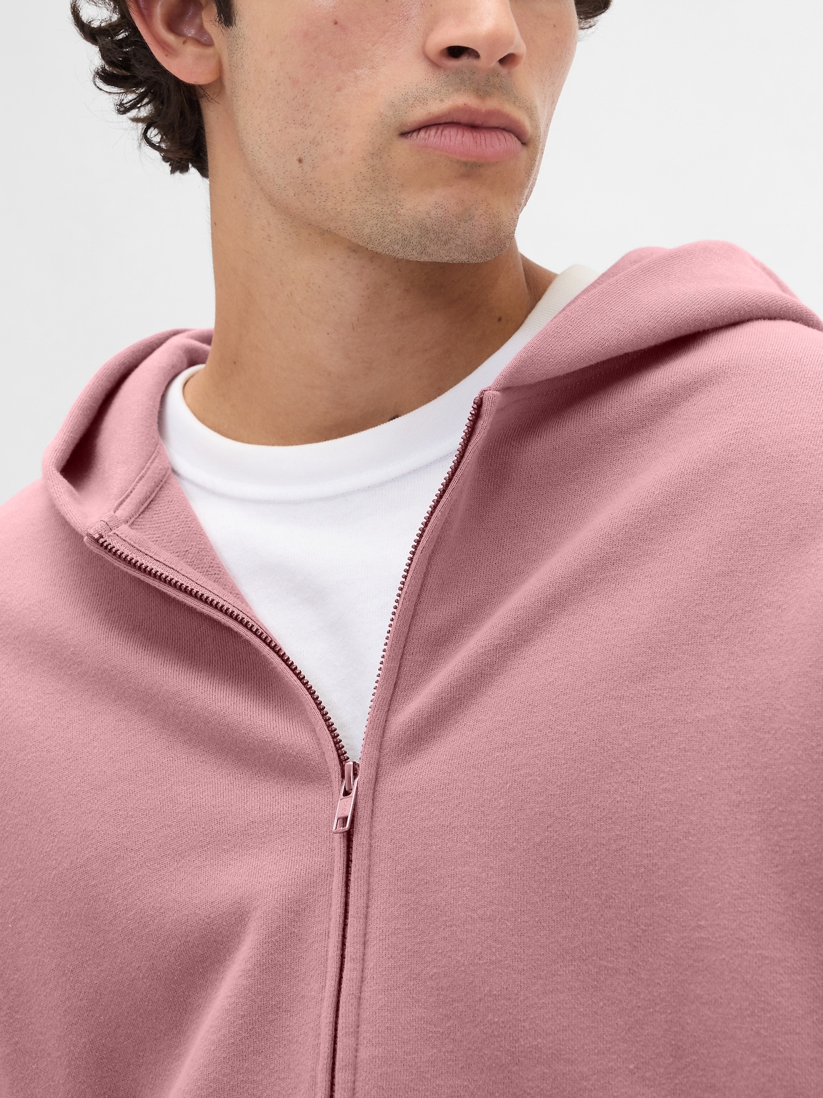 Heavyweight Oversized Zip Hoodie