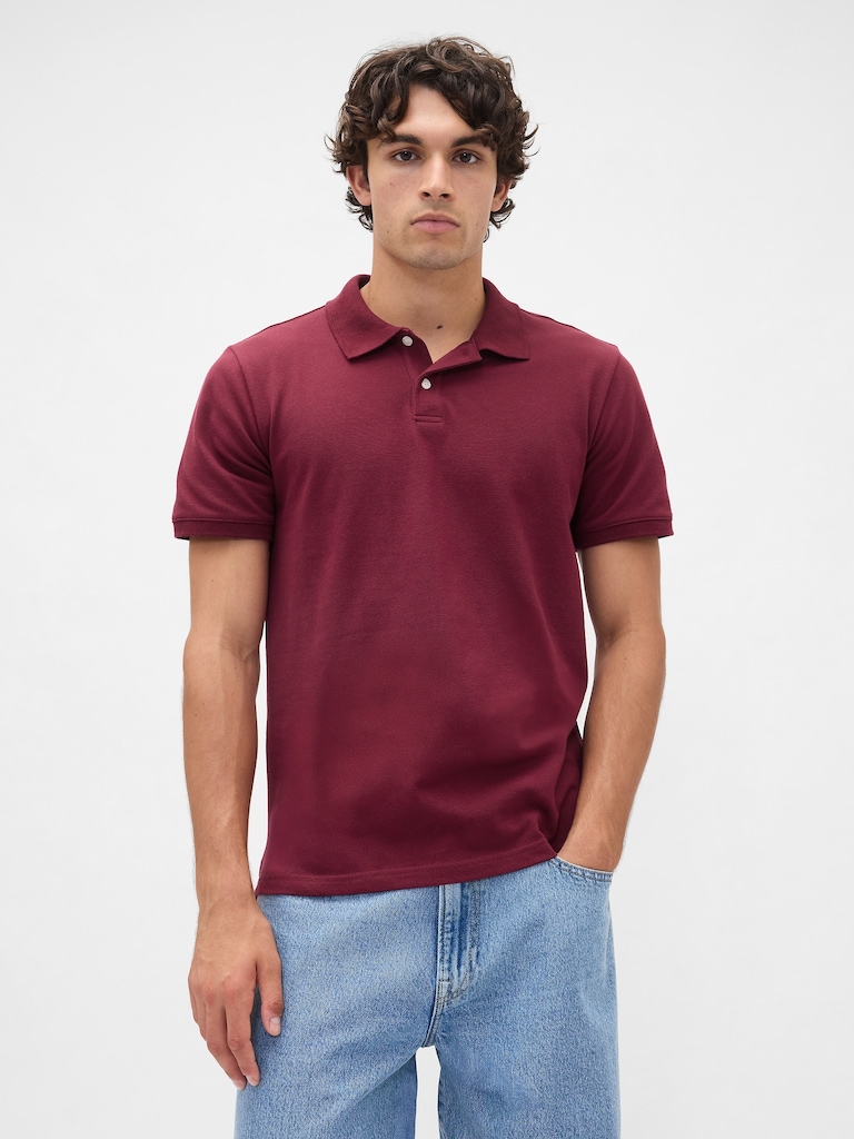 Pique Polo Shirt