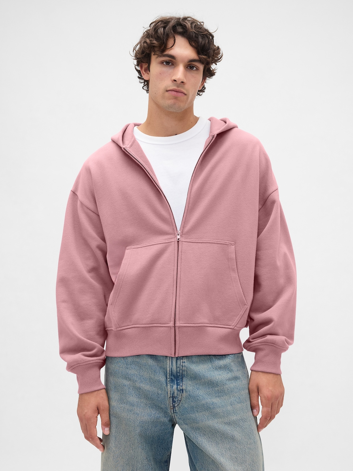 Heavyweight Oversized Zip Hoodie