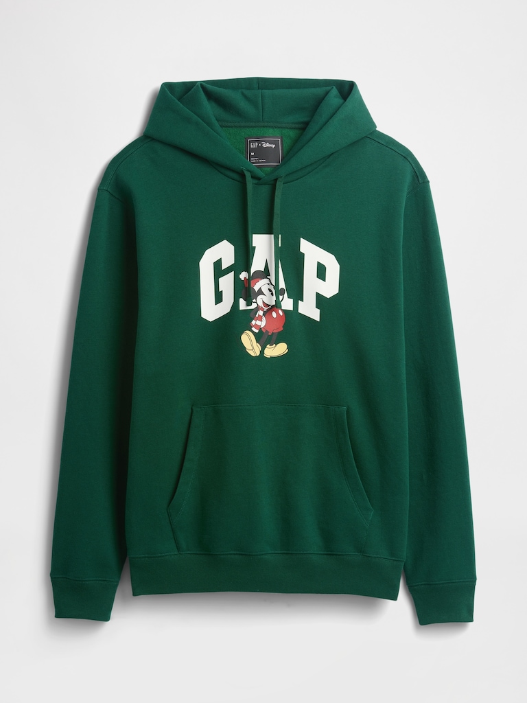 Disney × Mickey Mouse Relaxed Logo Hoodie